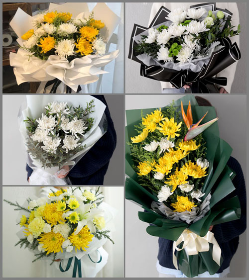 浙江省金华磐安县安文镇东川村白事花束代送